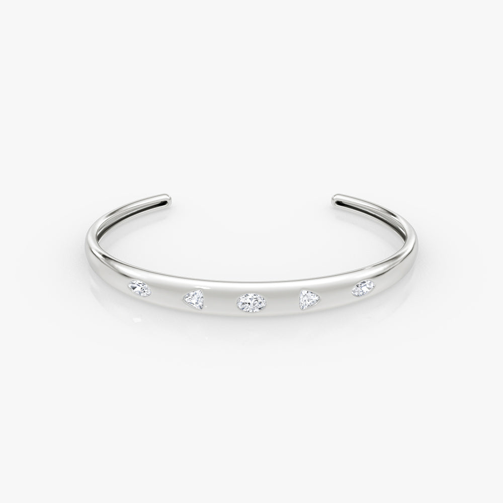 Mixed Shape Dome Bangle