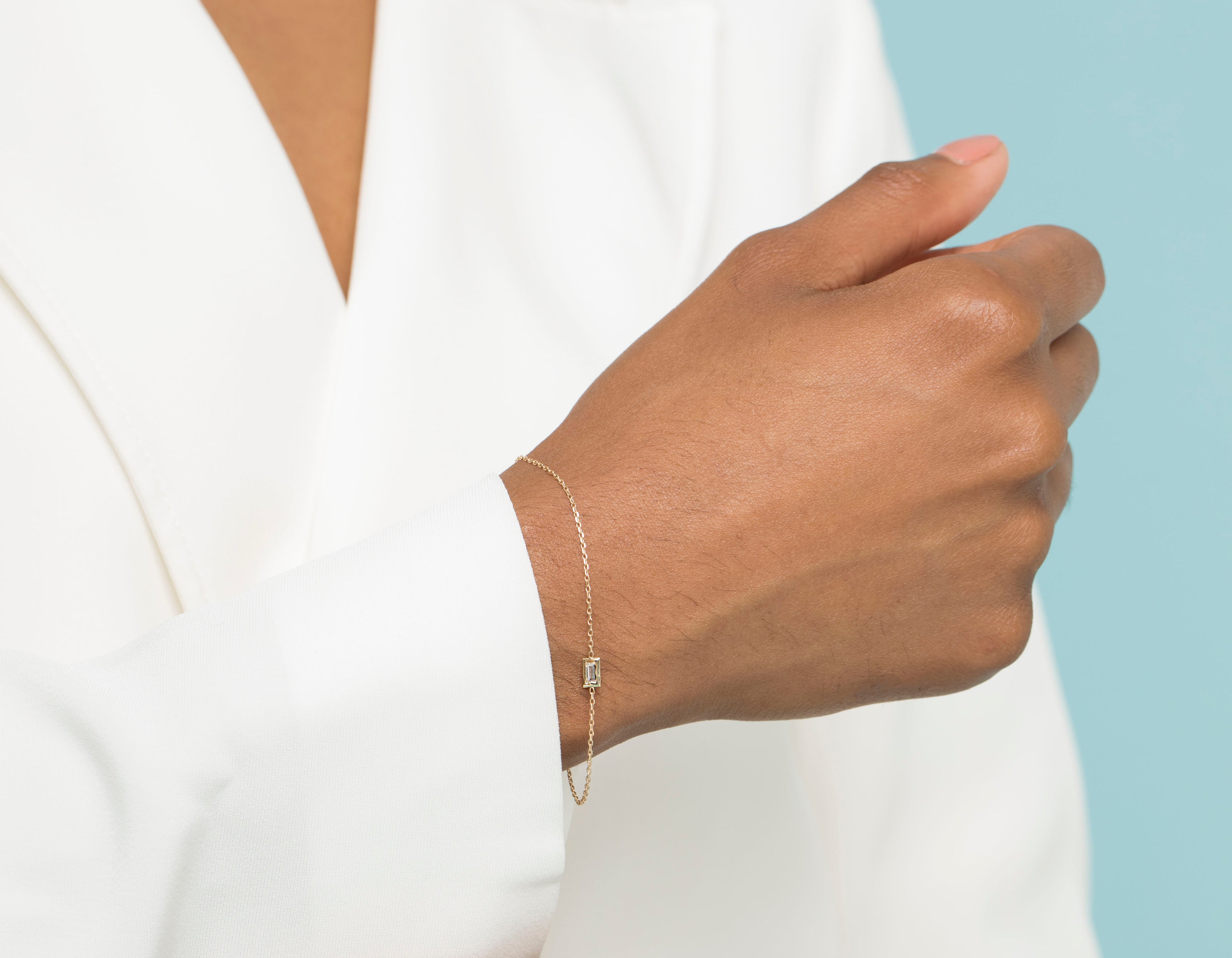 Diamond Bezel Bracelet