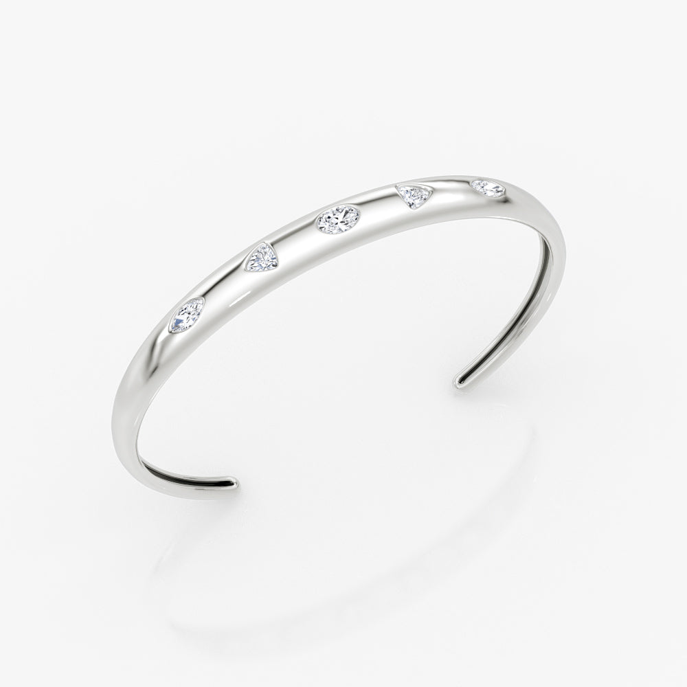 Mixed Shape Dome Bangle