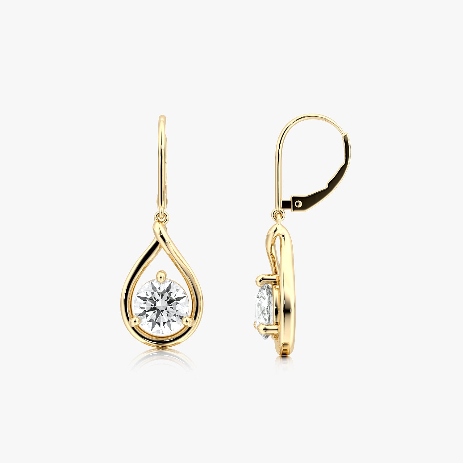 Pear Silhouette Earrings