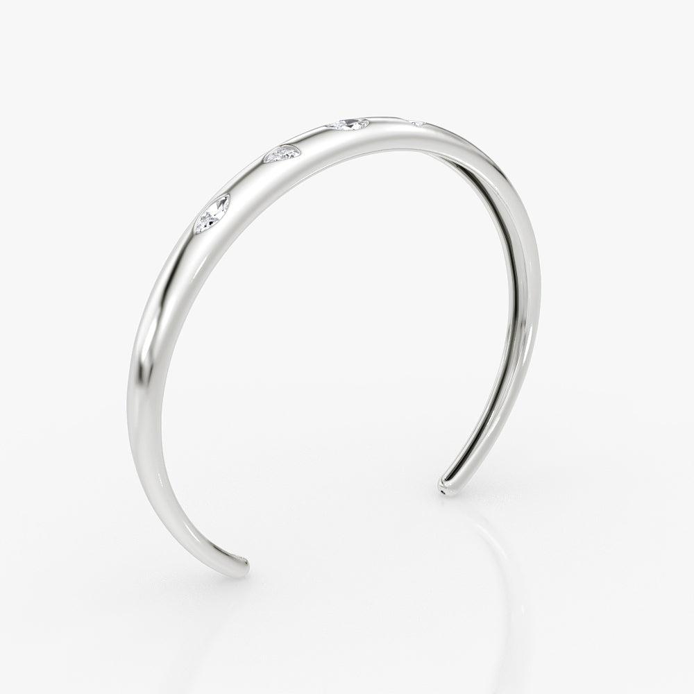 Mixed Shape Dome Bangle