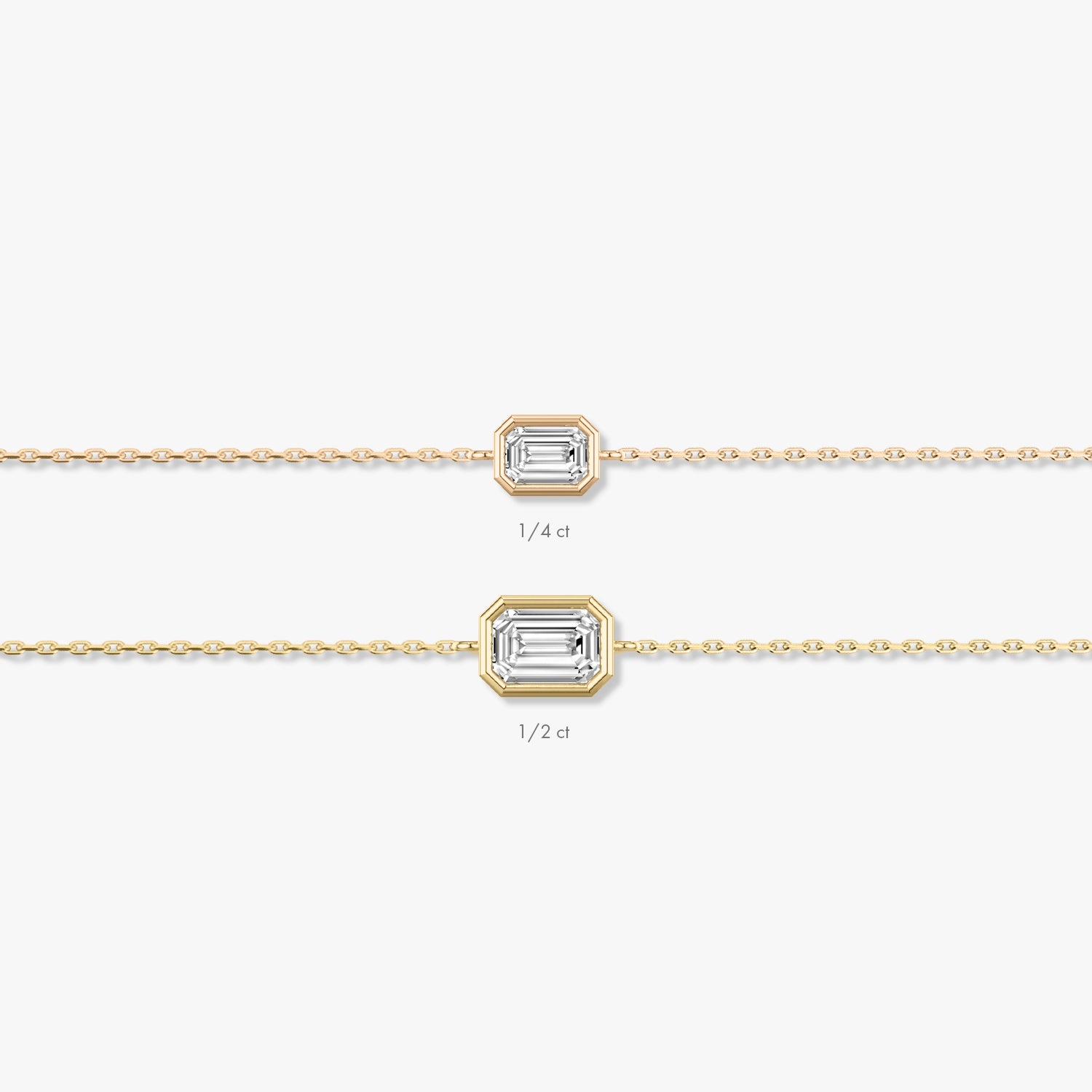 Bezel Solitaire Bracelet