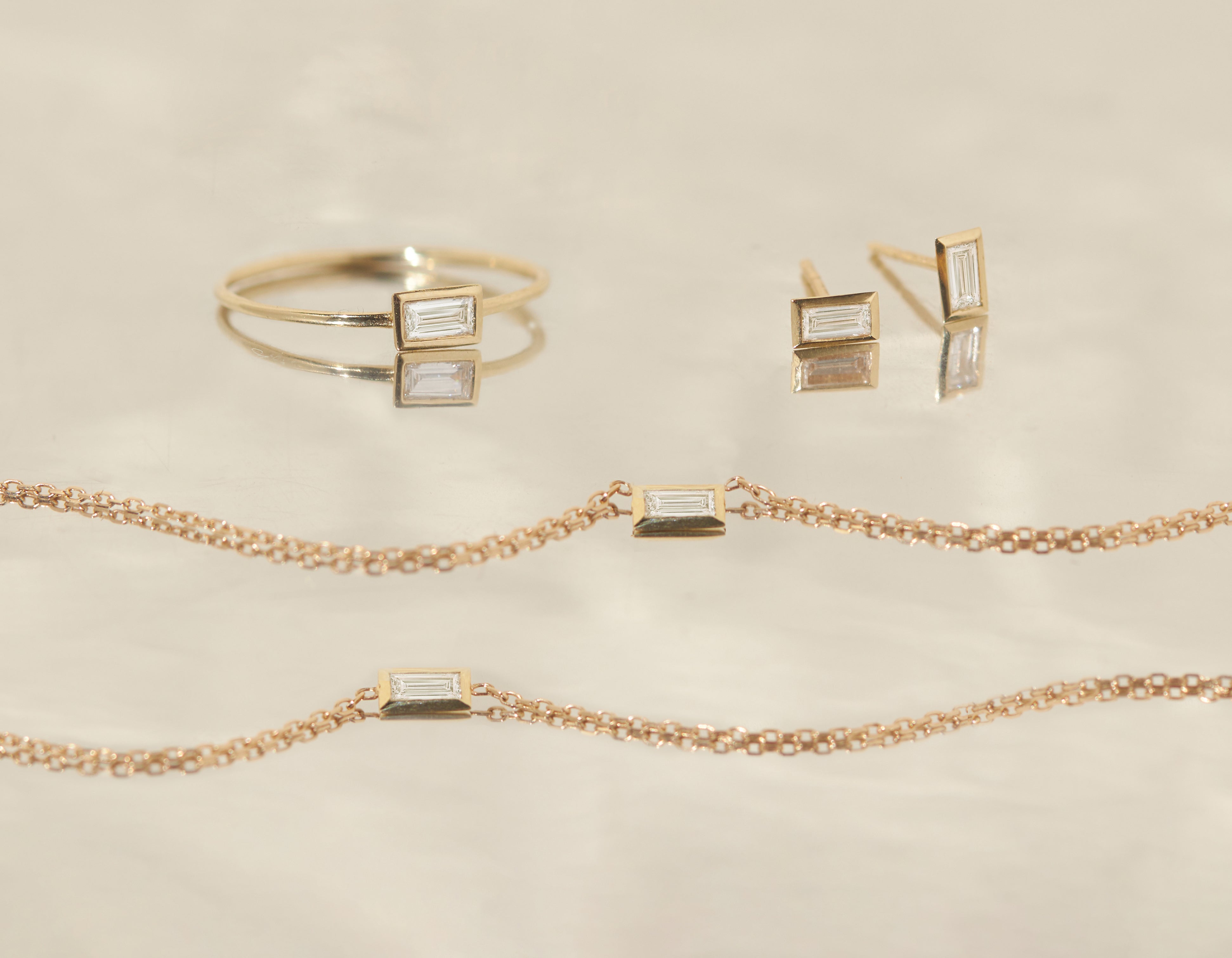 Diamond Bezel Bracelet