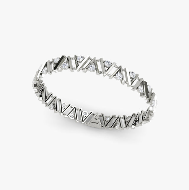 V Collection Tennis Bracelet