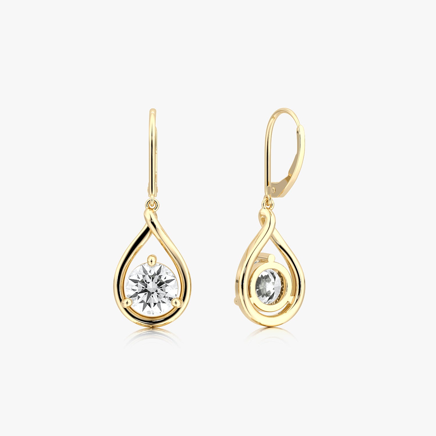 Pear Silhouette Earrings
