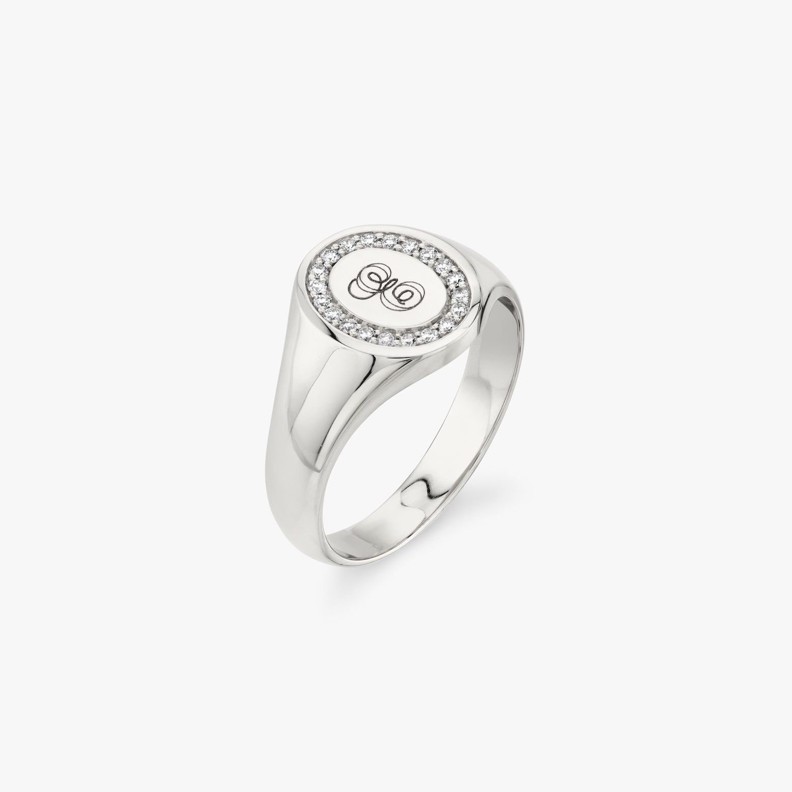 The Pave Signet Ring