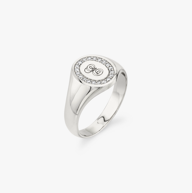 The Pave Signet Ring