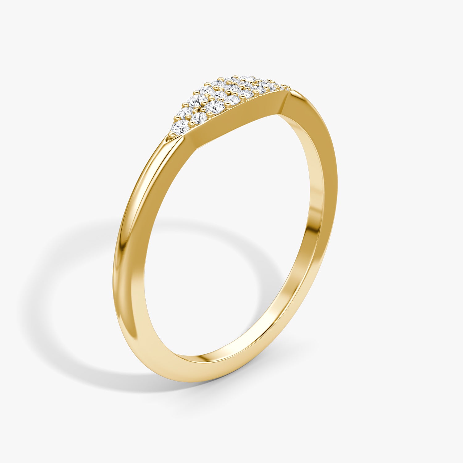Pave Cluster Ring